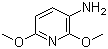 structure of CAS# 28020-37-3, 3-氨基-2,6-二甲氧基吡啶