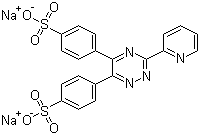 structure of CAS# 28048-33-1, 菲啰嗪二钠盐