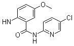 CAS # 280773-17-3, 2-Amino-N-(5-chloro-2-pyridinyl)-5-methoxybenzamide