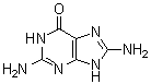 structure of CAS# 28128-41-8, 8-氨基鸟嘌呤
