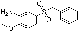 structure of CAS# 2815-50-1, 2-甲氧基-5-苯甲磺酰基苯胺