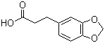 structure of CAS# 2815-95-4, 1,3-苯并二恶茂-5-丙酸