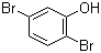 structure of CAS# 28165-52-8, 2,5-二溴苯酚