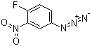 structure of CAS# 28166-06-5, 2-硝基-4-叠氮基氟苯