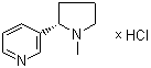 Nicotine hydrochloride molecular structure (CAS 2820-51-1)