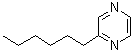 CAS 登录号：28217-91-6, 2-(己基)吡嗪