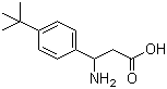 structure of CAS# 282524-82-7, 3-氨基-3-(4-叔丁基苯基)丙酸