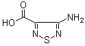 structure of CAS# 2829-58-5, 4-氨基-1,2,5-噻二唑-3-羧酸