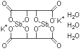 structure of CAS# 28300-74-5, 酒石酸氧锑钾