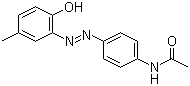 CAS 登录号：2832-40-8, 分散黄 3, N-[4-[(2-羟基-5-甲基苯基)偶氮]苯基]乙酰胺
