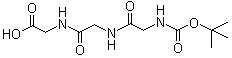 structure of CAS# 28320-73-2, N-[N-[N-[叔丁氧羰基]甘氨酰]甘氨酰]甘氨酸