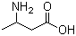 3-氨基丁酸分子结构 (CAS 2835-82-7)