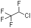 structure of CAS# 2837-89-0, 1,1,1,2-四氟-2-氯乙烷