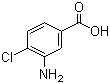 structure of CAS# 2840-28-0, 3-氨基-4-氯苯甲酸