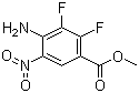 structure of CAS# 284030-58-6, 4-氨基-2,3-二氟-5-硝基苯甲酸甲酯
