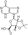 CAS 登录号：28440-13-3, 2',3'-O-异亚丙基肌苷-5'-甲酸