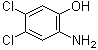 structure of CAS# 28443-57-4, 2-氨基-4,5-二氯苯酚
