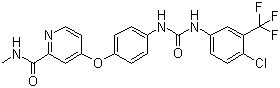 structure of CAS# 284461-73-0, 索拉非尼