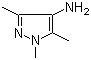 structure of CAS# 28466-21-9, 1,3,5-三甲基-1H-吡唑-4-胺