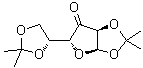 structure of CAS# 2847-00-9, 1,2:5,6-二-O-异亚丙基-alpha-D-呋喃核己-3-酮糖