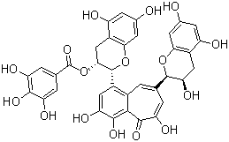 structure of CAS# 28543-07-9, Theaflavin 3'-gallate