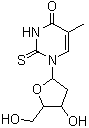 structure of CAS# 28585-51-5, 2-硫代-2'-脱氧胸苷