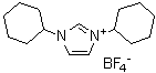 structure of CAS# 286014-38-8, N,N'-二环己基咪唑鎓四氟硼酸盐