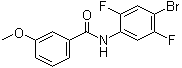 CAS # 286366-73-2, N-(4-Bromo-2,5-difluorophenyl)-3-methoxybenzamide