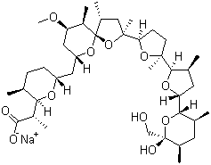 CAS 登录号：28643-80-3, 尼日利亚菌素钠盐
