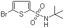 structure of CAS# 286932-39-6, 5-Bromo-N-tert-butyl-2-thiophenesulfonamide