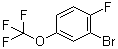 2-溴-1-氟-4-三氟甲氧基苯分子结构 (CAS 286932-57-8)