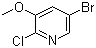 structure of CAS# 286947-03-3, 5-溴-2-氯-3-甲氧基吡啶