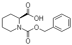 (S)-(-)-N-苄氧羰基哌啶-2-甲酸分子结构 (CAS 28697-11-2)