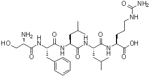 CAS # 287184-84-3, L-Seryl-L-phenylalanyl-L-leucyl-L-leucyl-N5-(aminocarbonyl)-L-ornithine