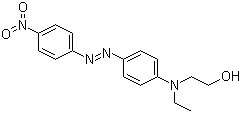 CAS 登录号：2872-52-8, 分散红 1, N-乙基-N-(2-羟乙基)-4-(4-硝基苯基偶氮)苯胺