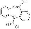 CAS 登录号：28721-08-6, 10-甲氧基亚氨基芪-5-甲酰氯, 10-甲氧基-5H-二苯并(b,f)氮杂卓-5-甲酰氯