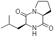structure of CAS# 2873-36-1, 环(L-脯氨酰-L-亮氨酰)