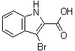 structure of CAS# 28737-33-9, 3-溴-1H-吲哚-2-羧酸