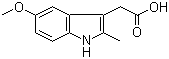 CAS 登录号：2882-15-7, 5-甲氧基-2-甲基-3-吲哚乙酸