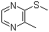 structure of CAS# 2882-20-4, 2-甲基-3-(甲硫基)吡嗪