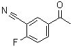 structure of CAS# 288309-07-9, 5-乙酰基-2-氟苯甲腈