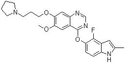structure of CAS# 288383-20-0, Cediranib