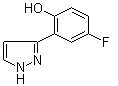 CAS 登录号：288401-64-9, 4-氟-2-(1H-吡唑-3-基)苯酚