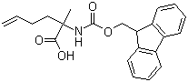 structure of CAS# 288617-72-1, N-芴甲氧羰基-2-(3'-丁烯基)-L-丙氨酸