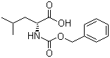structure of CAS# 28862-79-5, N-苄氧羰基-D-亮氨酸