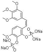 CAS 登录号：288847-34-7, 康普立停 A1 二磷酸酯四钠盐
