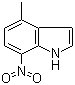structure of CAS# 289483-80-3, 4-甲基-7-硝基-1H-吲哚