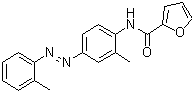 structure of CAS# 289494-16-2, N-[2-甲基-4-[(2-甲基苯基)偶氮]苯基]-2-呋喃甲酰胺
