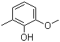CAS 登录号：2896-67-5, 2-甲氧基-6-甲基苯酚, 2-羟基-3-甲氧基甲苯