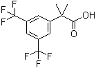 structure of CAS# 289686-70-0, 2-(3,5-二(三氟甲基)苯基)-2-甲基丙酸